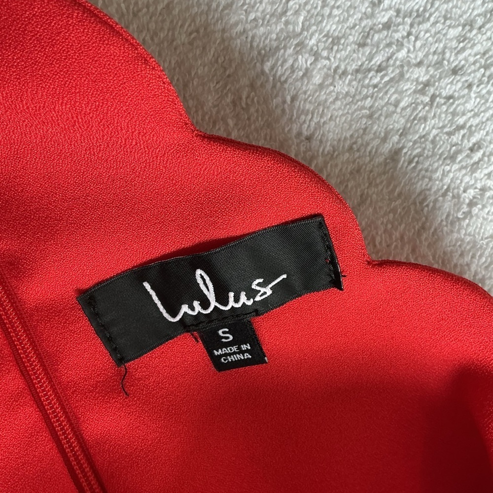Lulu's Vibrant Red Mini Dress - Picture 14 of 14